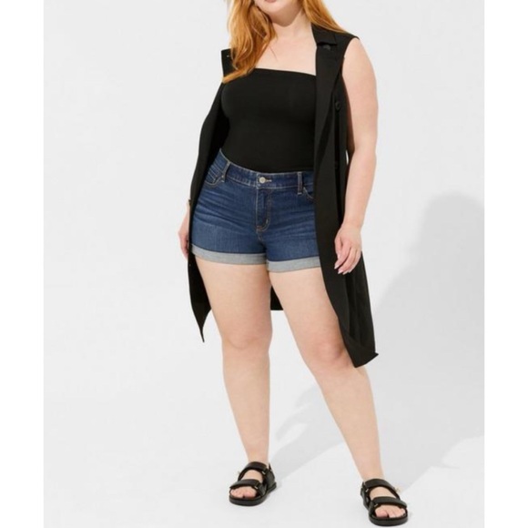 🆕 Black Foxy Strapless Tube Top 2 2X 18 20 NWT Torrid New! Women’s - Picture 4 of 5